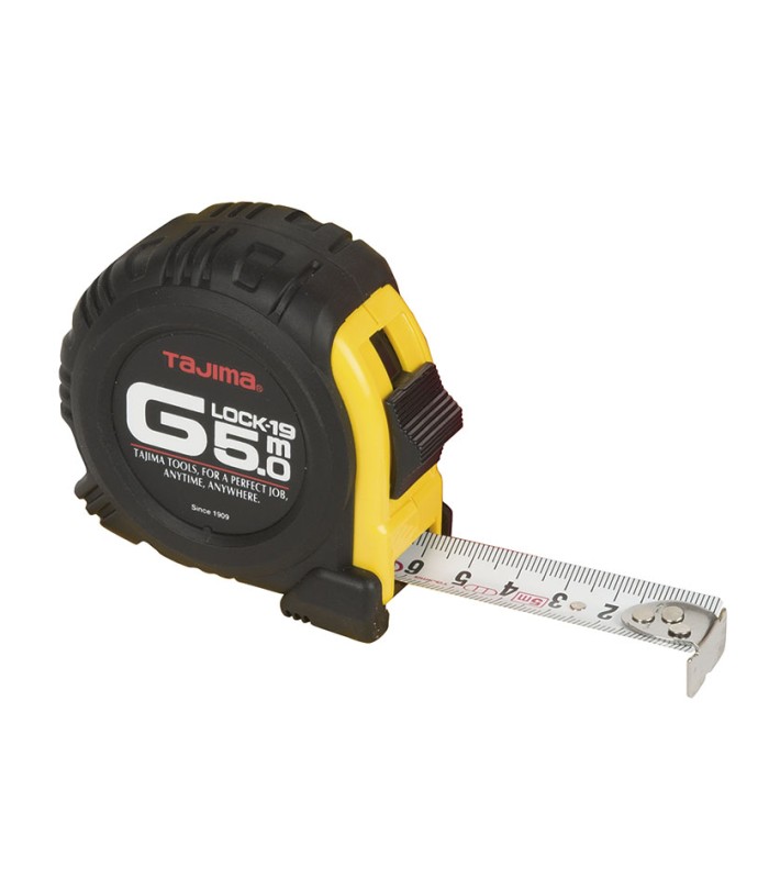 FLEXOMETRO G-LOCK 19 5 MTS. TAJIMA