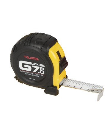 FLEXOMETRO G-LOCK 25 7 MTS. TAJIMA