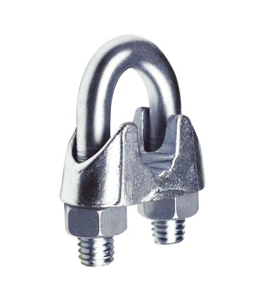 SUJETACABLE GALVANIZADO 8 MM.