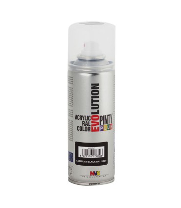 PINTURA SPRAY ACRIL.NEGRO SATIN.200ML