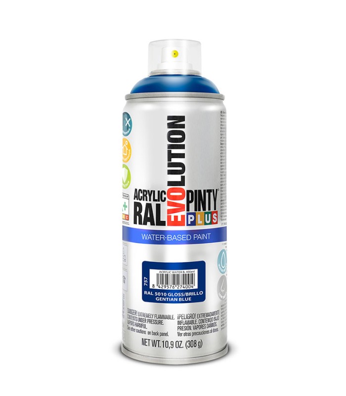 PINTURA SPRAY BASE AGUA AZUL 400ML