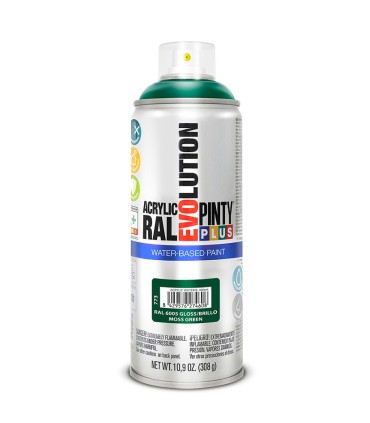 PINTURA SPRAY BASE AGUA VERDE 400ML