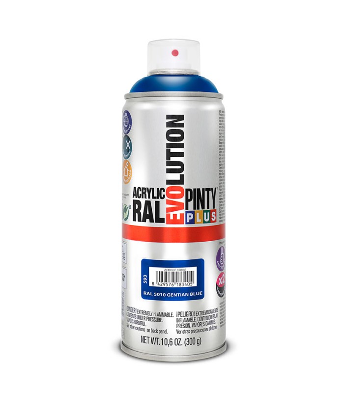 PINTURA SPRAY ACRILICA AZUL OSCUR.400ML