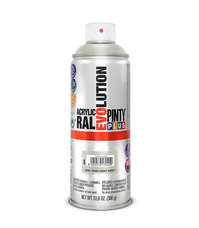 PINTURA SPRAY ACRILICA GRIS CLARO  400ML