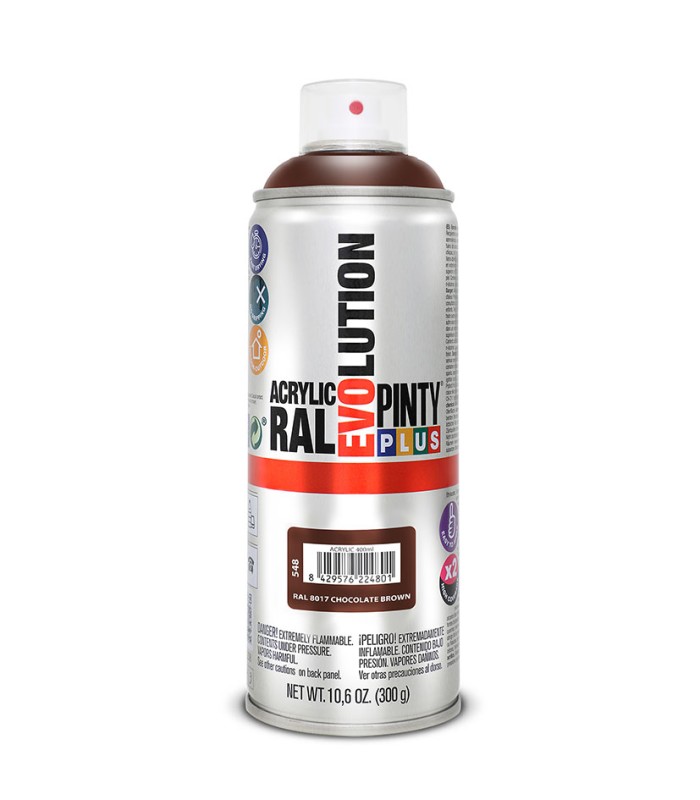 PINTURA SPRAY ACRILICA MARRON OSC. 400ML