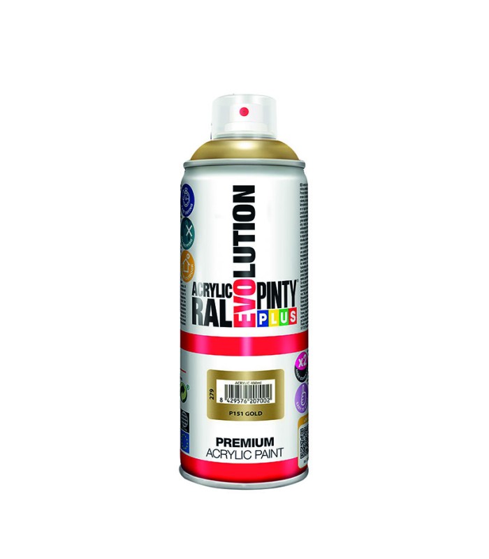 PINTURA SPRAY ACRILICA ORO PURPURINA