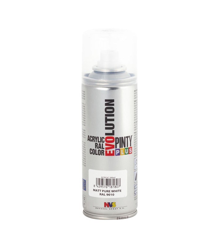 PINTURA SPRAY ACRILICA BLANCO MATE 200ML