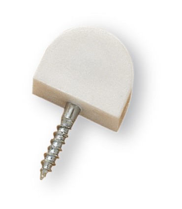 SOPORTE SEMI-CIRCULAR GRANDE BLANCO 100U