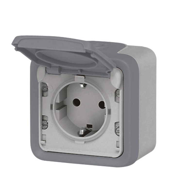 BASE ENCHUFE EXTERIOR IP55 SERIE PLEXO