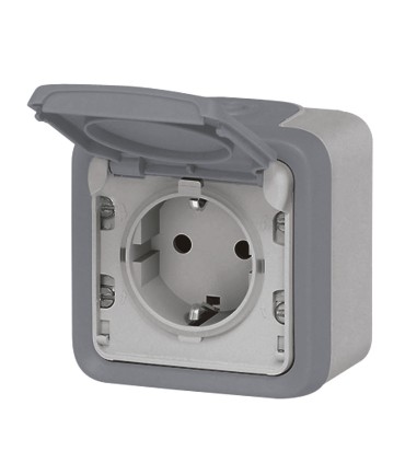 BASE ENCHUFE EXTERIOR IP55 SERIE PLEXO
