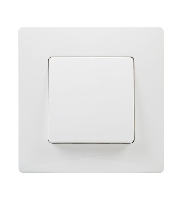 PULSADOR BLANCO SERIE NILOE