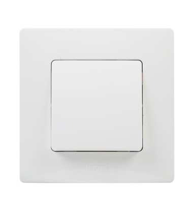 PULSADOR BLANCO SERIE NILOE