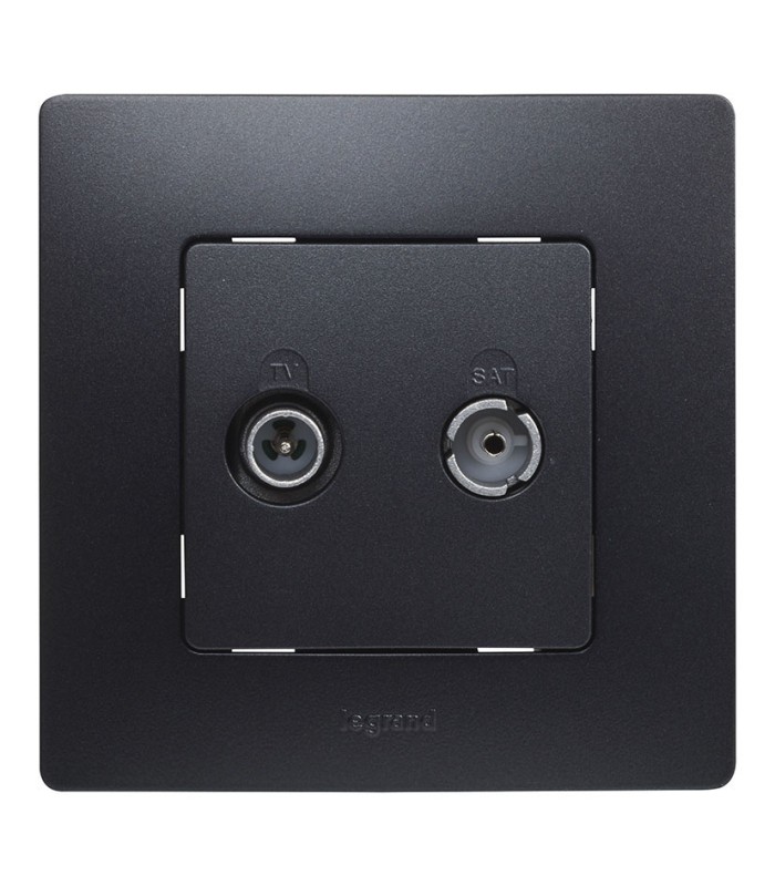 NILOE TOMA TV-R/SAT INT BLACK MONOBLOC