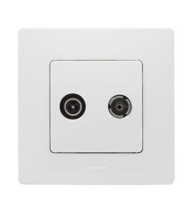 NILOE TOMA TV-R/SAT TERM BLANCO MONOBLOC