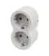 ADAPTADOR STD 2X2P+T 16A FRONTAL BLANCO