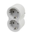 ADAPTADOR STD 2X2P+T 16A FRONTAL BLANCO