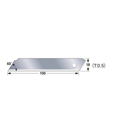 CUCHILLA LCB-50S 10 UDS. TAJIMA