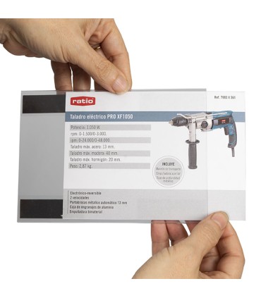 FUNDA MAGNETICA A6 148X105mm (10 Ud)