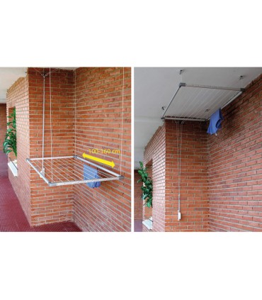 TENDEDERO TEZNO-TECHO ALUM. ANODIZADO