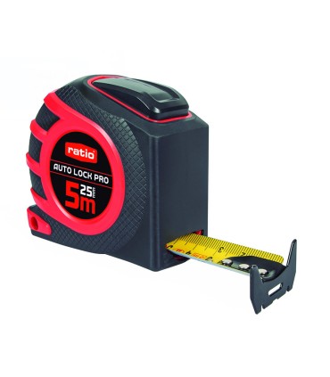 FLEXOMETRO CINTA 25/5MTS.AUTOLOCK PRO