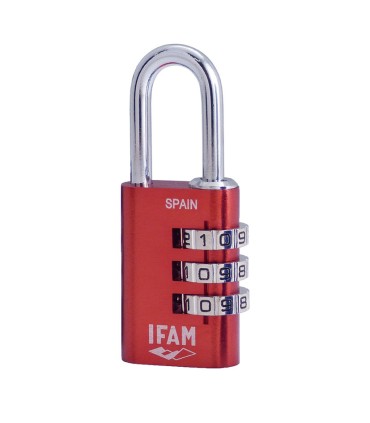 CANDADO COL COMBI20 ROJO