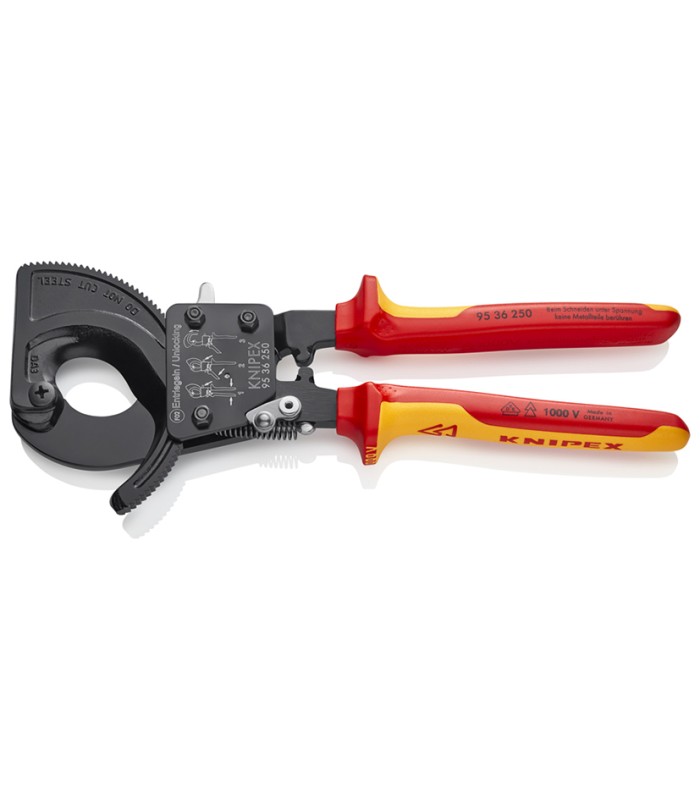 CORTACABLES "CARRACA"LACADA VDE 250MM.