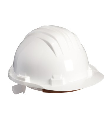 CASCO SEGURIDAD C/BANDA DESUDAD.BLANCO
