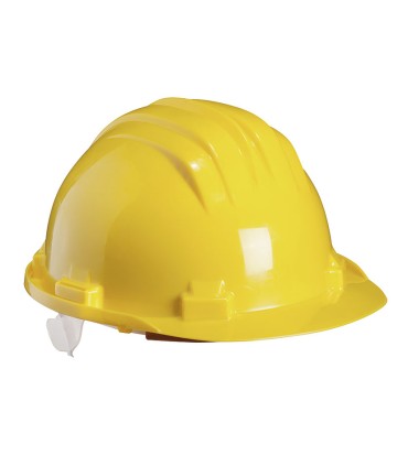 CASCO SEGURIDAD C/BANDA DESUDAD.AMARILL