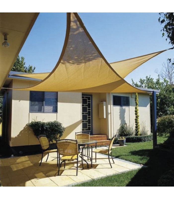 TOLDO VELA 3,6X 3,6X3.6 M. ARENA