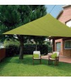 TOLDO VELA IMPERM. 3,6X 3,6X3.6M.VDE CLR