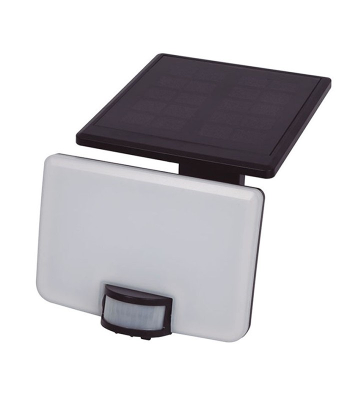 FOCO SOLAR LUNA 8W 800 LUMENS NEGRO