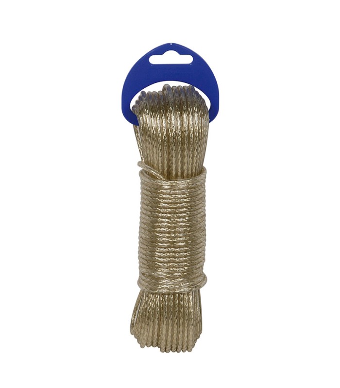 CABLE ACERO PLASTIFICADO 10M ORO