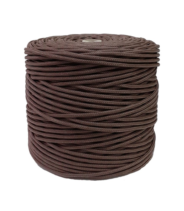 CUERDA POLIPROP. TRENZ. 5 MM MARRON EHS