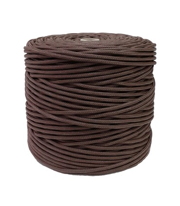 CUERDA POLIPROP. TRENZ. 5 MM MARRON EHS