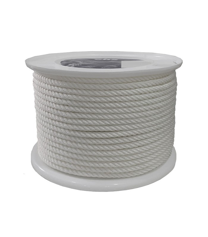 CUERDA POLIESTER 3C 8 MM BLANCO EHS