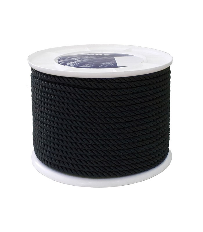 CUERDA POLIESTER 3C 8 MM NEGRO EHS