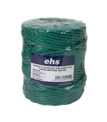 CUERDA PLAS.POLIET. BL.5MMX100M.EHS