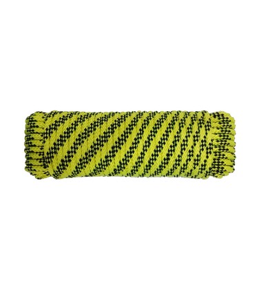 DRIZA 6 MM 20M AMARILLO.FLUOR/NEGRO EHS