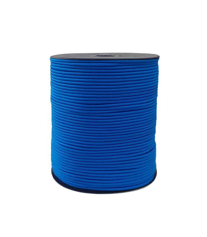 GOMA ELAST. POLIESTER 4MM 200M AZUL EHS