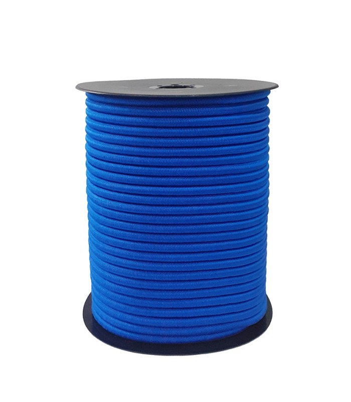 GOMA ELAST. POLIESTER 8MM 50M AZUL EHS