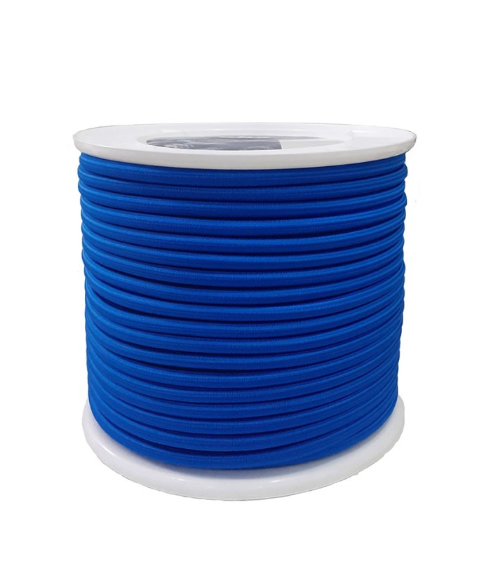 GOMA ELAST. POLIESTER 10MM 100M AZUL EHS