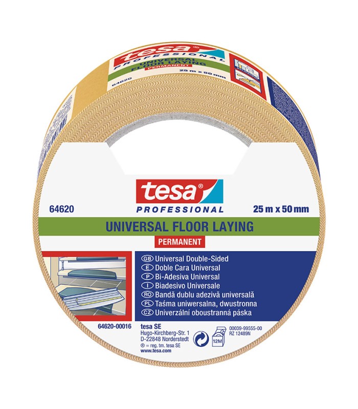 CINTA D/C SUELOS PERMANENTE. 50MMX25M