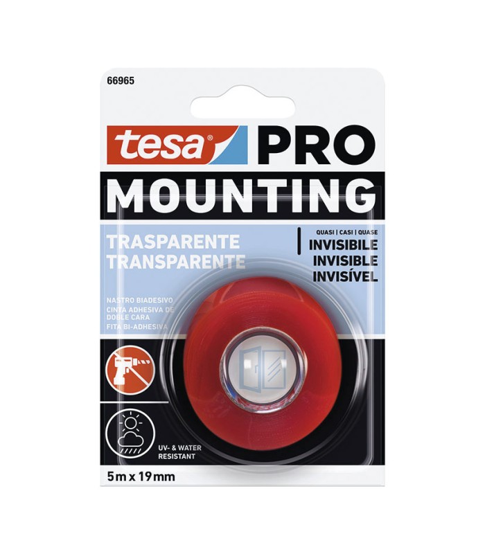 CINTA DOBLE CARA MOUNTING PRO TR 5MX19MM
