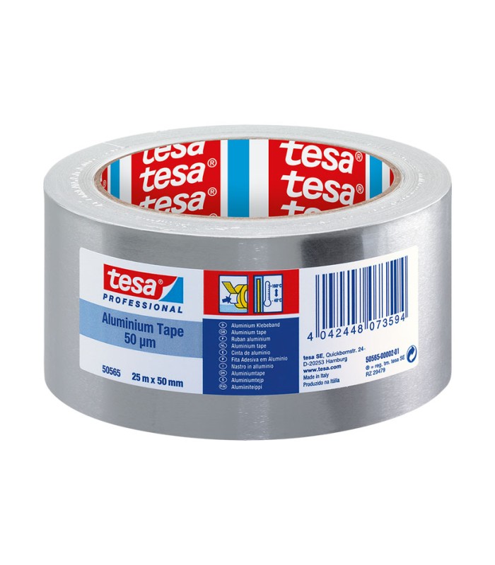 CINTA ADHESIVO ALUMINIO 50MMX25M