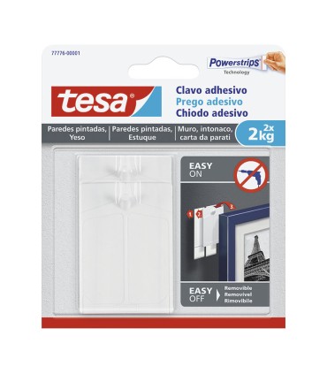 CLAVO ADHES.HASTA 2 KG.SUP.DELICADAS