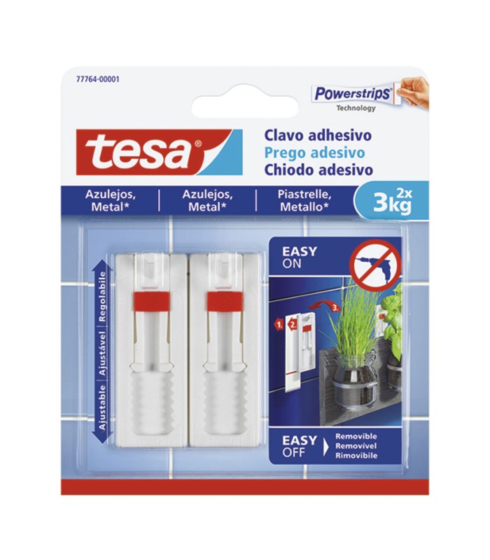 CLAVO ADH..AJUS.SUP.LISAS.HASTA 3 KG.