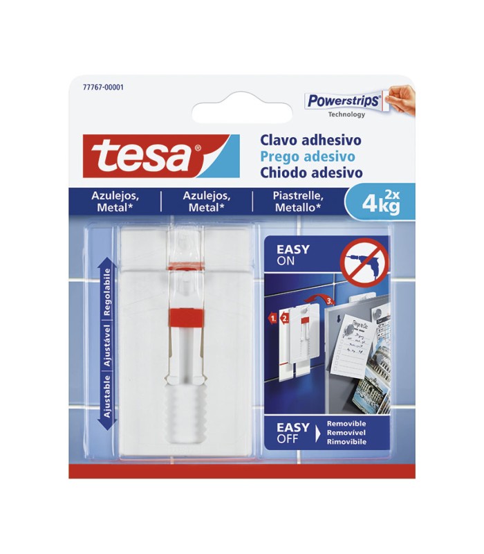 CLAVO AJUS.ADHES..SUP.LISAS.HASTA 4 KG.