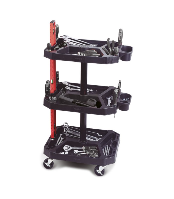 CARRO 3 BANDEJAS 52.6X39.6X86.9CM.