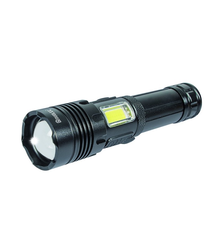 LINTERNA LED ALUM. 800LM RECARG. MALET.