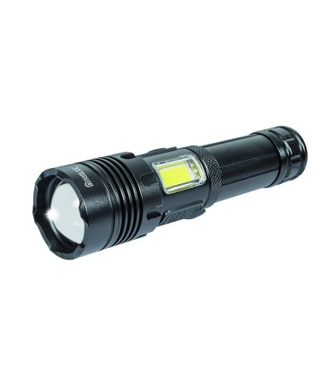 LINTERNA LED ALUM. 800LM RECARG. MALET.